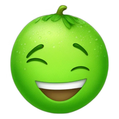 cute lime charcter sticker