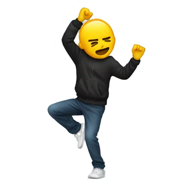 person doing a dab sticker