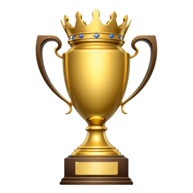 premier league trophy sticker