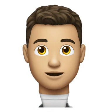 Ronaldo dans une voiture sticker