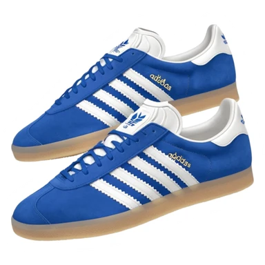 Adidas white stripes gazel sticker