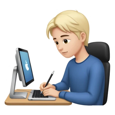 write on computer sticker