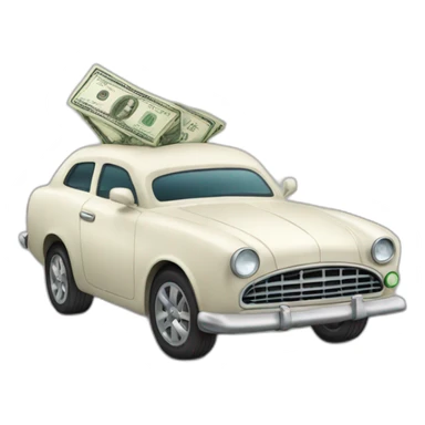 car payment cash sticker