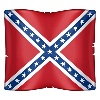 Confederate flag sticker