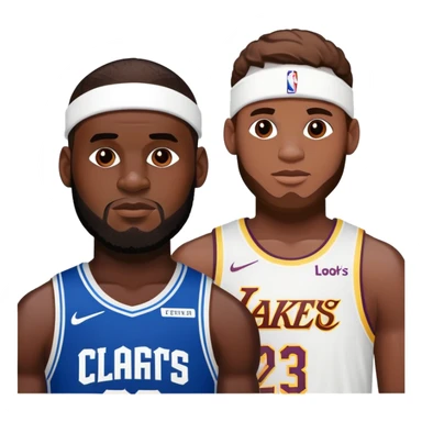 LeBron and Luka donćić sticker