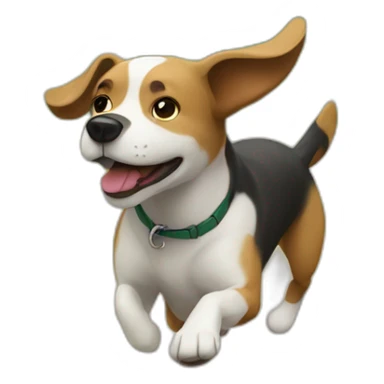 dog-running-park sticker