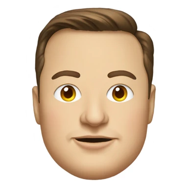 elon musk mask with big chonkas sticker