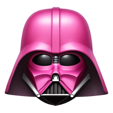 all pink Darth Vader, must be all pink sticker