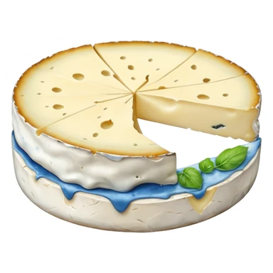 moldy brie cheese slice sticker