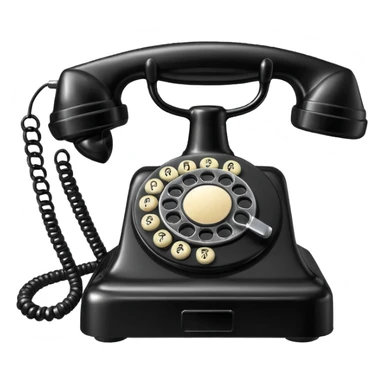 Vintage Telephone sticker