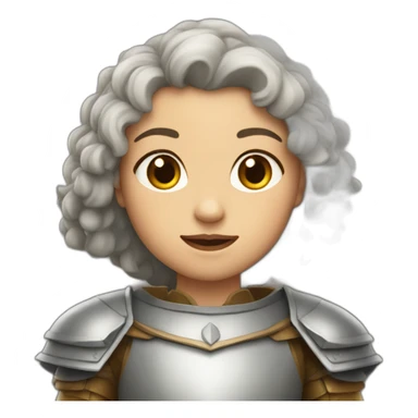 cute joan of ark sticker