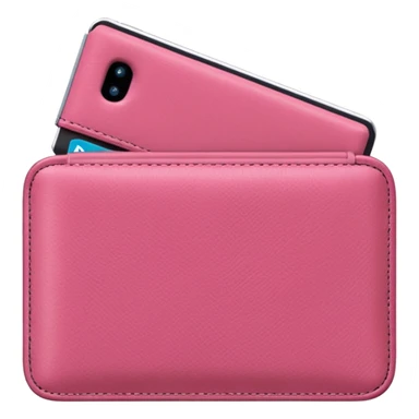 pink wallet sticker