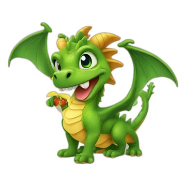 dragon cute Sicily sticker