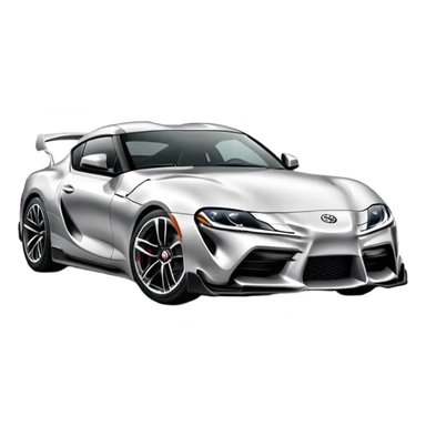 Toyota Supra car sticker