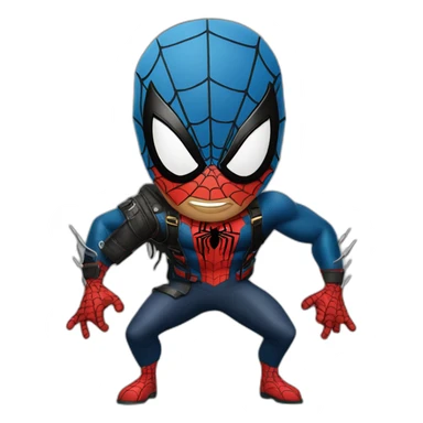 Punk Spider-Man sticker