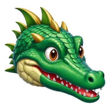 Hazme un avión con cabeza de cocodrilo sticker