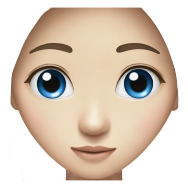 Korean girl (black eyes) with her norwegian boyfriend(blue eyes) sticker