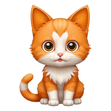 pleading kitten  sticker