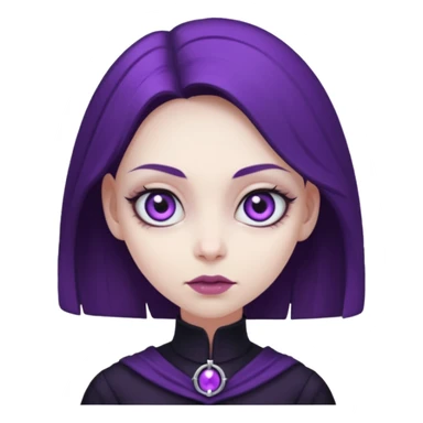 purple mutant woman sticker
