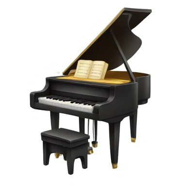 mini piano for cat sticker