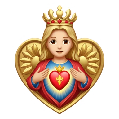 sacred heart sticker