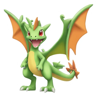 Flygon-Sceptile-Charizard-Fakemon full body sticker