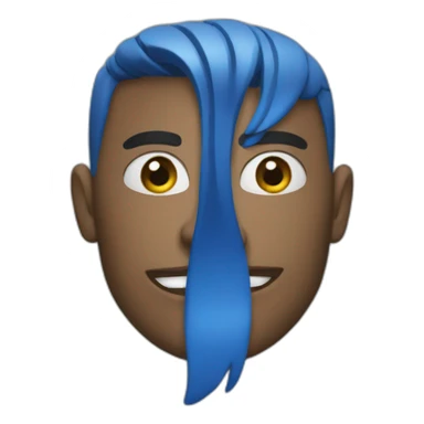 Blue in vice-versa sticker