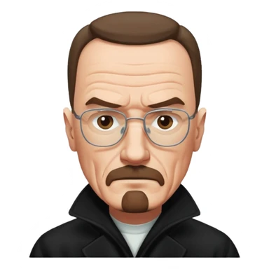Walter white in coat  sticker