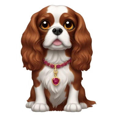 Ruby King Charles Spaniel  sticker