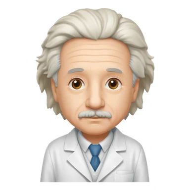 albert Einstien sticker