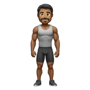 musculation man  sticker