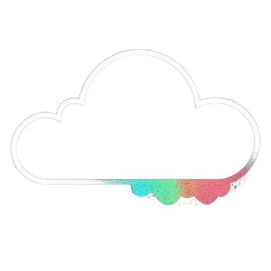 Magic dust blowing around sticker