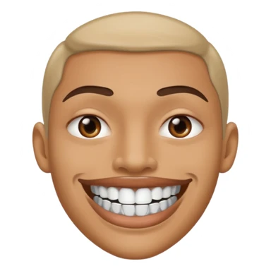 white lips silver grillz sticker