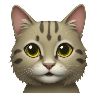 bayou cat sticker