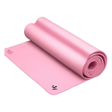 Light pink yoga mat sticker