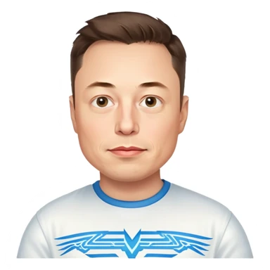 Elon in the vyshyvanka shirt sticker