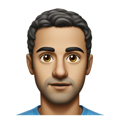 guy 20 years old iranian in 1970 photorealistic serious sticker