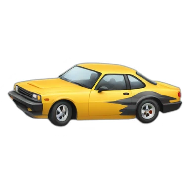 Car drifting sticker