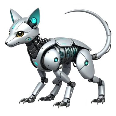 Modern Futuristic Cyborg-Vernid-Trico-species by LiLaiRa full body sticker