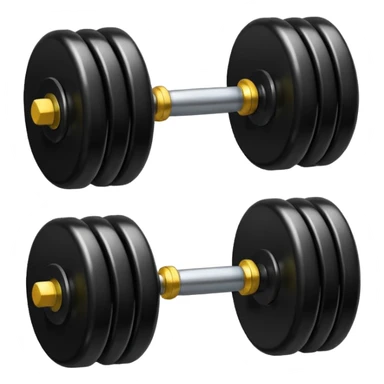 dumebell It should look like an apple emoji The same style and be black  sticker