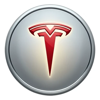 Tesla logo sticker
