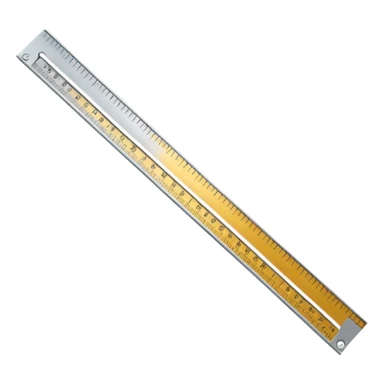 growing ruler with extended marks sticker