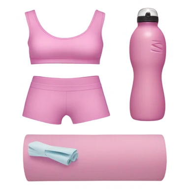 pastel pink fitness sticker