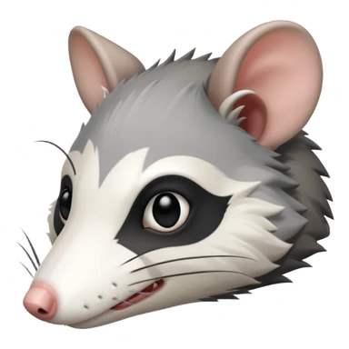opossum side view sticker