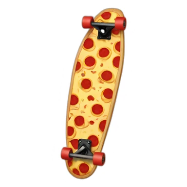 Pizza skateboard sticker