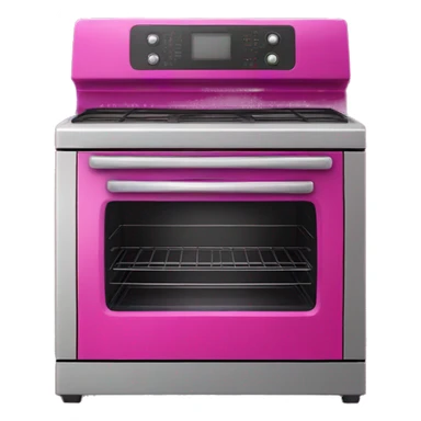 Realistic fuschia oven isolated.  sticker