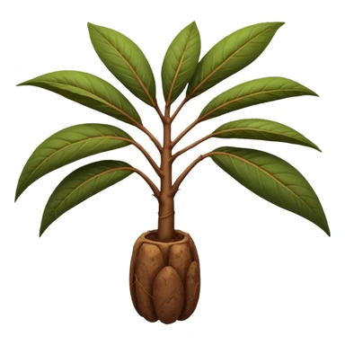 



cassava root sticker