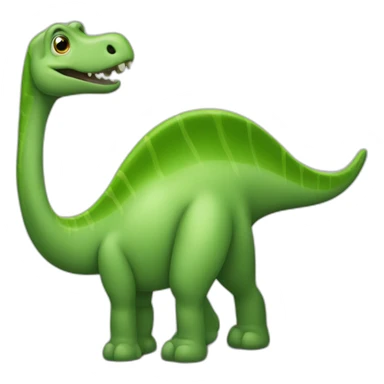 Brontosaurus green sticker