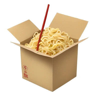 box of noodle sticker