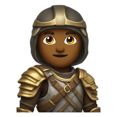 human warrior adventurer sticker